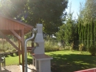 Zahradní krb Klínovec se stolkem s fasádou 038,úprava hladká.